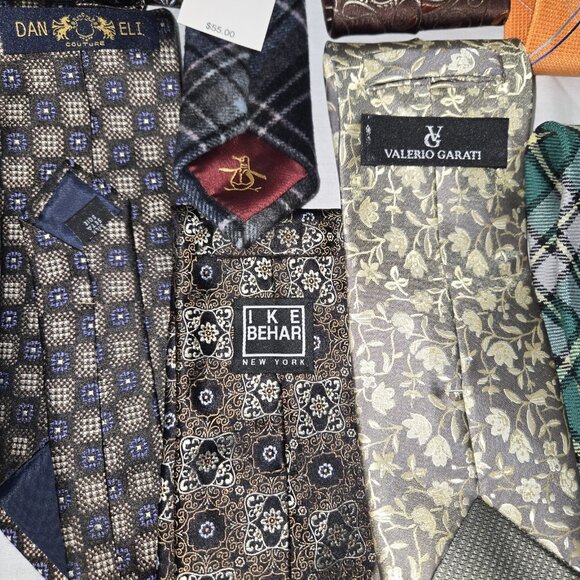 Lot of Preppy Neckties Mens Ties 20pc Classic Casual Workwear EUC - Picture 5 of 8